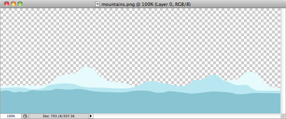 Mountain graphic middle layer